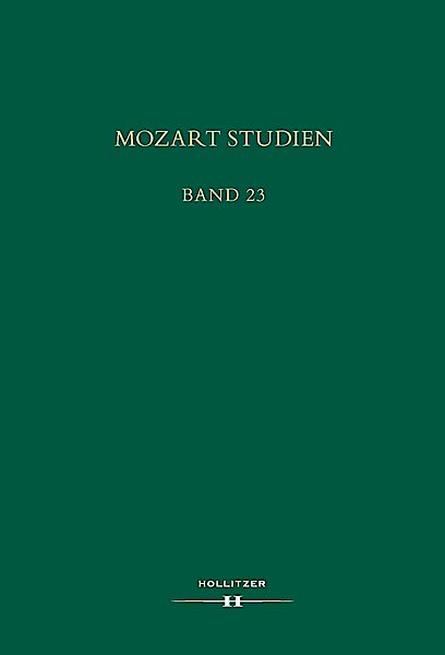 Cover Mozart Studien Band 23