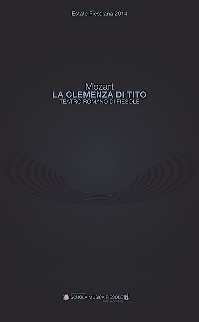 Cover "La Clemenza di Tito" di Wolfgang Amadeus Mozart al Teatro Romano di Fiesole