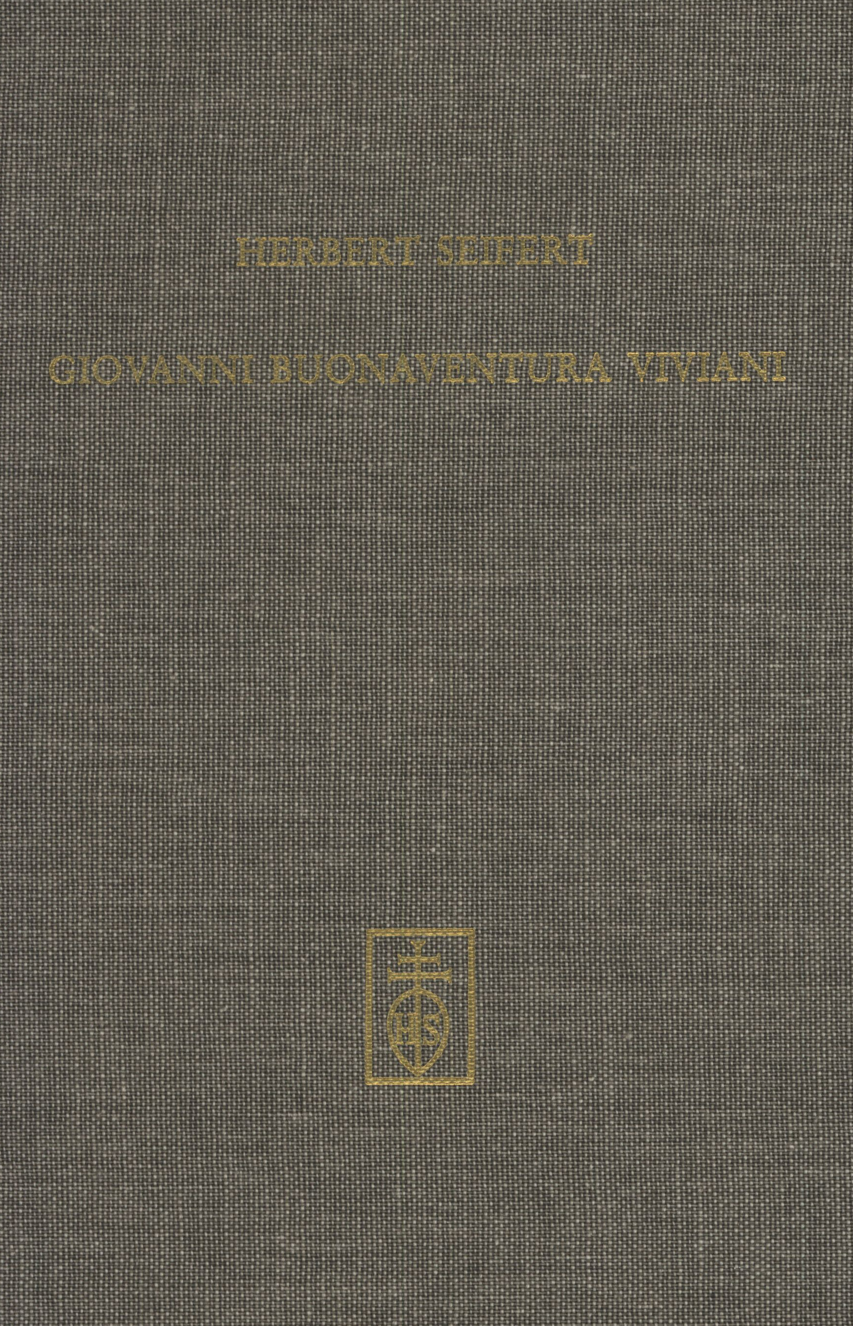 Cover Giovanni Buonaventura Viviani