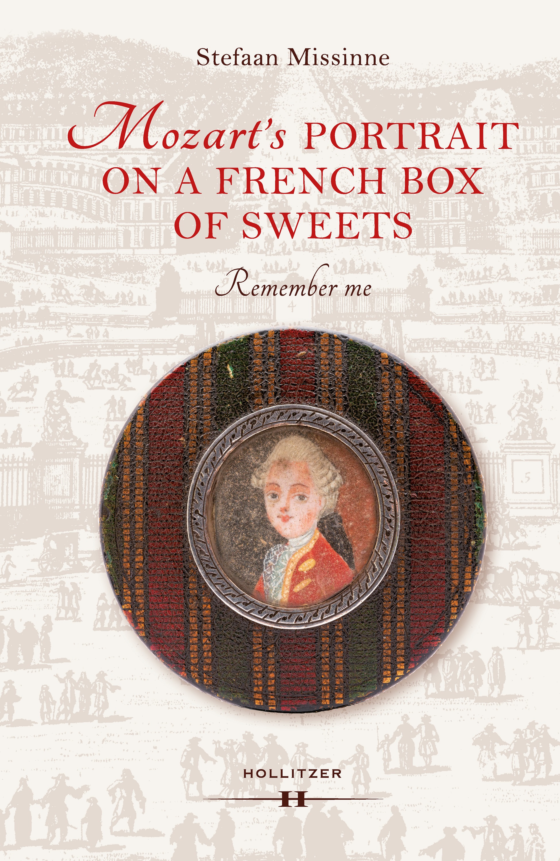 Cover Mozart's Portrait on a French Box of Sweets