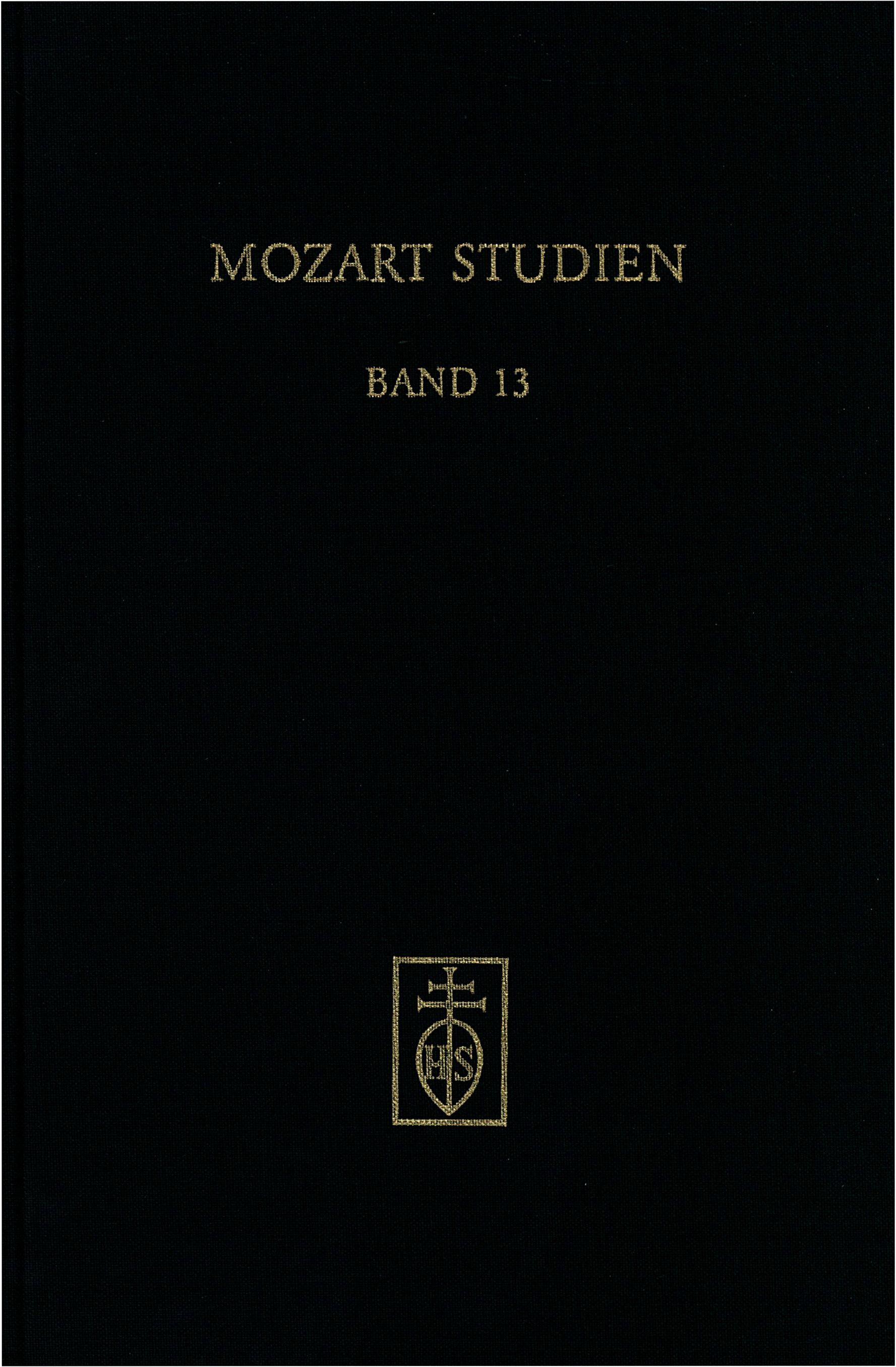 Cover Mozart Studien Band 13