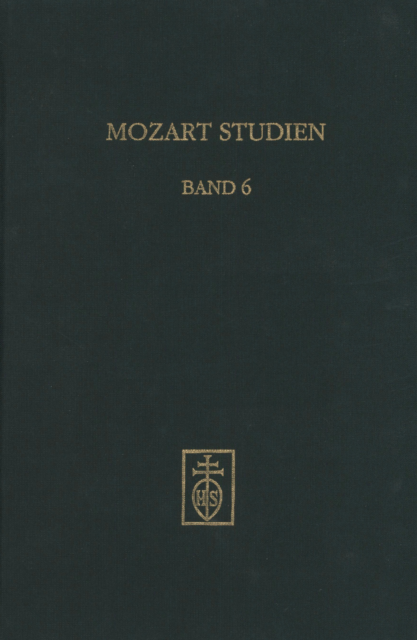 Cover Mozart Studien Band 6