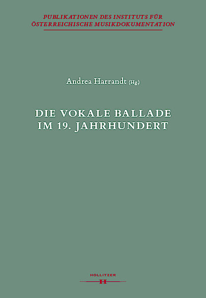 Cover Die vokale Ballade im 19. Jahrhundert