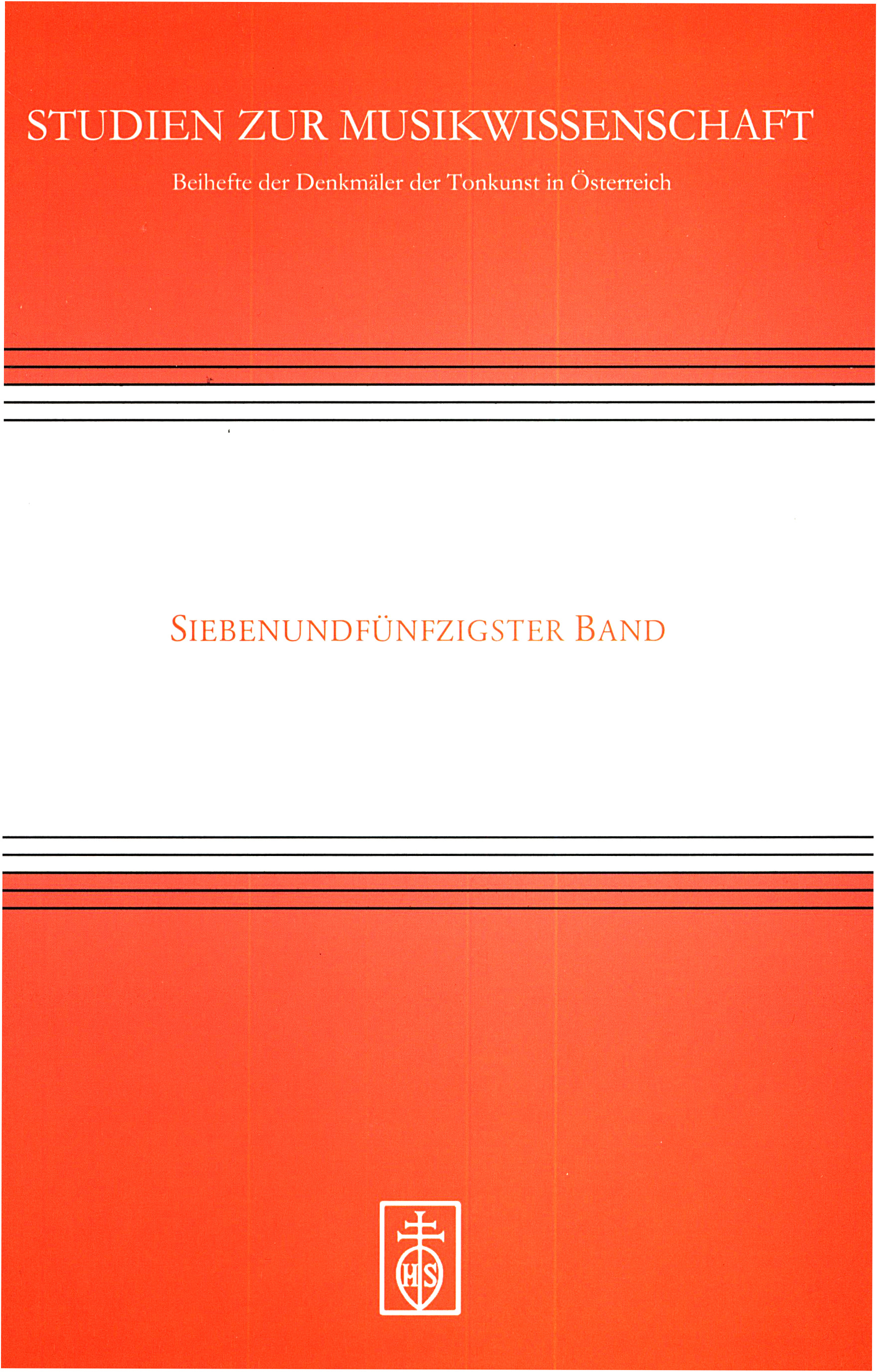 Cover Studien zur Musikwissenschaft - Beihefte der Denkmäler der Tonkunst in Österreich. Band 57