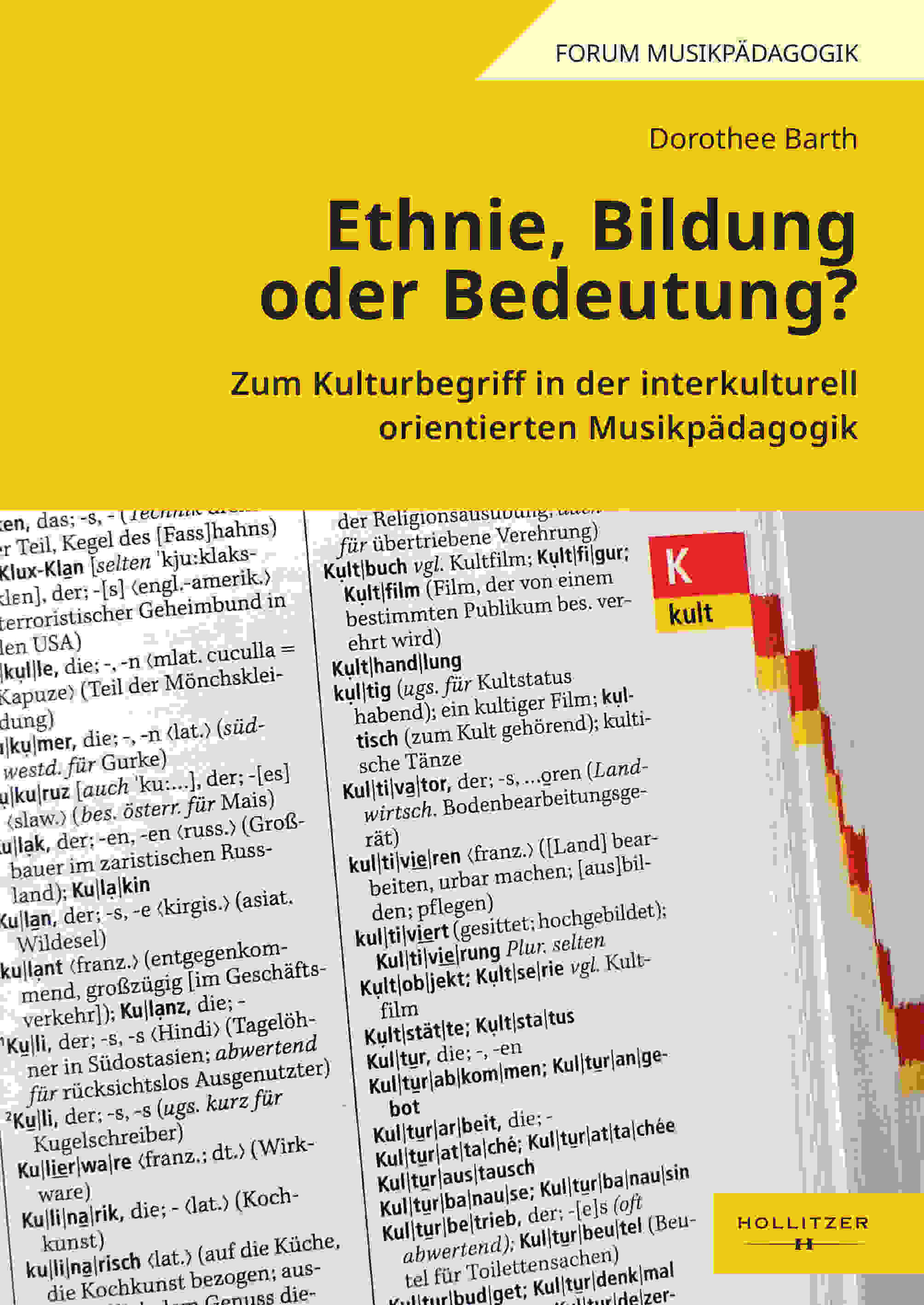 Cover Ethnie, Bildung oder Bedeutung?