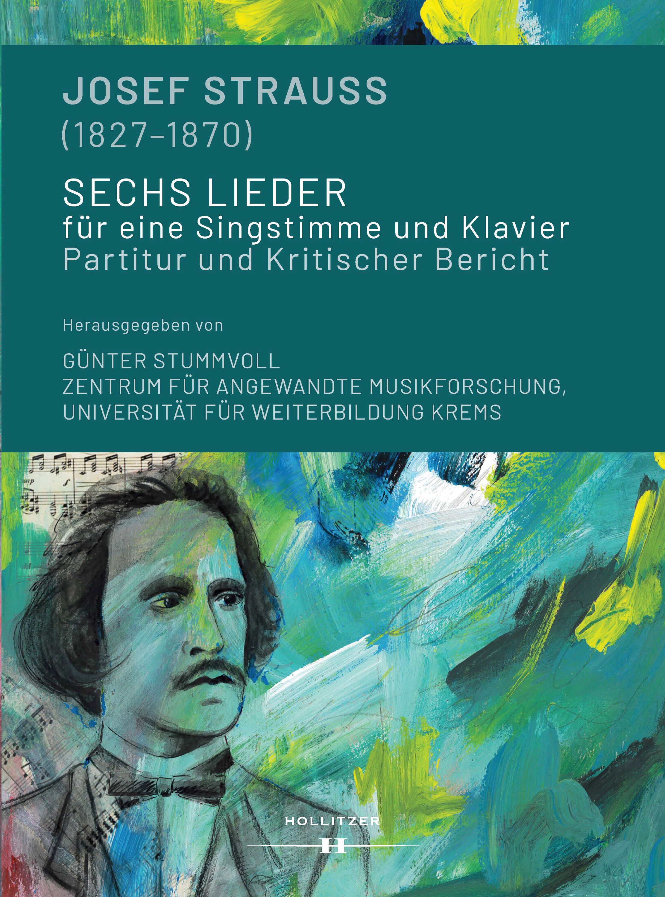 Cover Josef Strauss (1827–1870). Sechs Lieder für eine Singstimme und Klavier