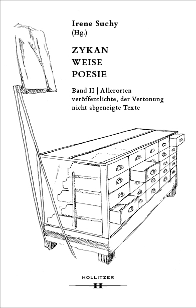 Cover Zykan – Weise – Poesie. Band II: Allerorte veröffentlichte, der Vertonung nicht abgeneigte Texte