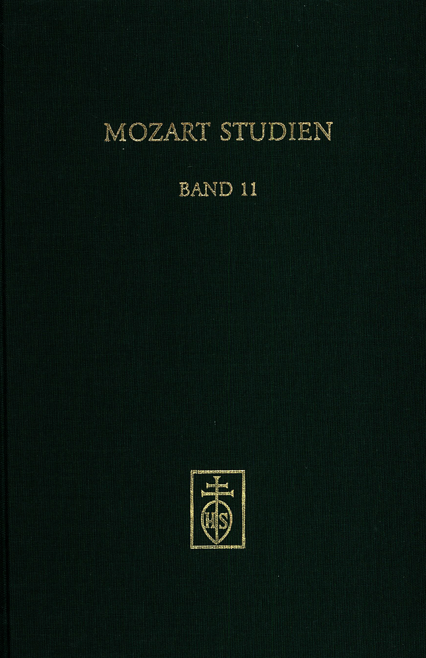 Cover Mozart Studien Band 11
