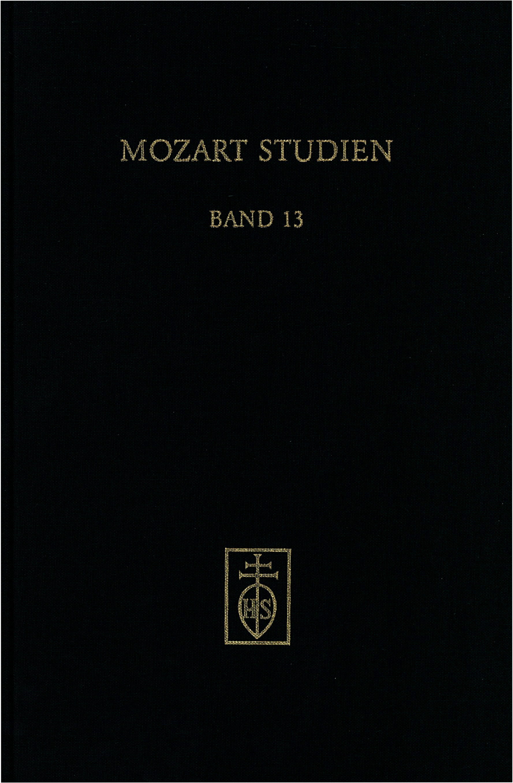 Cover Mozart Studien Band 13