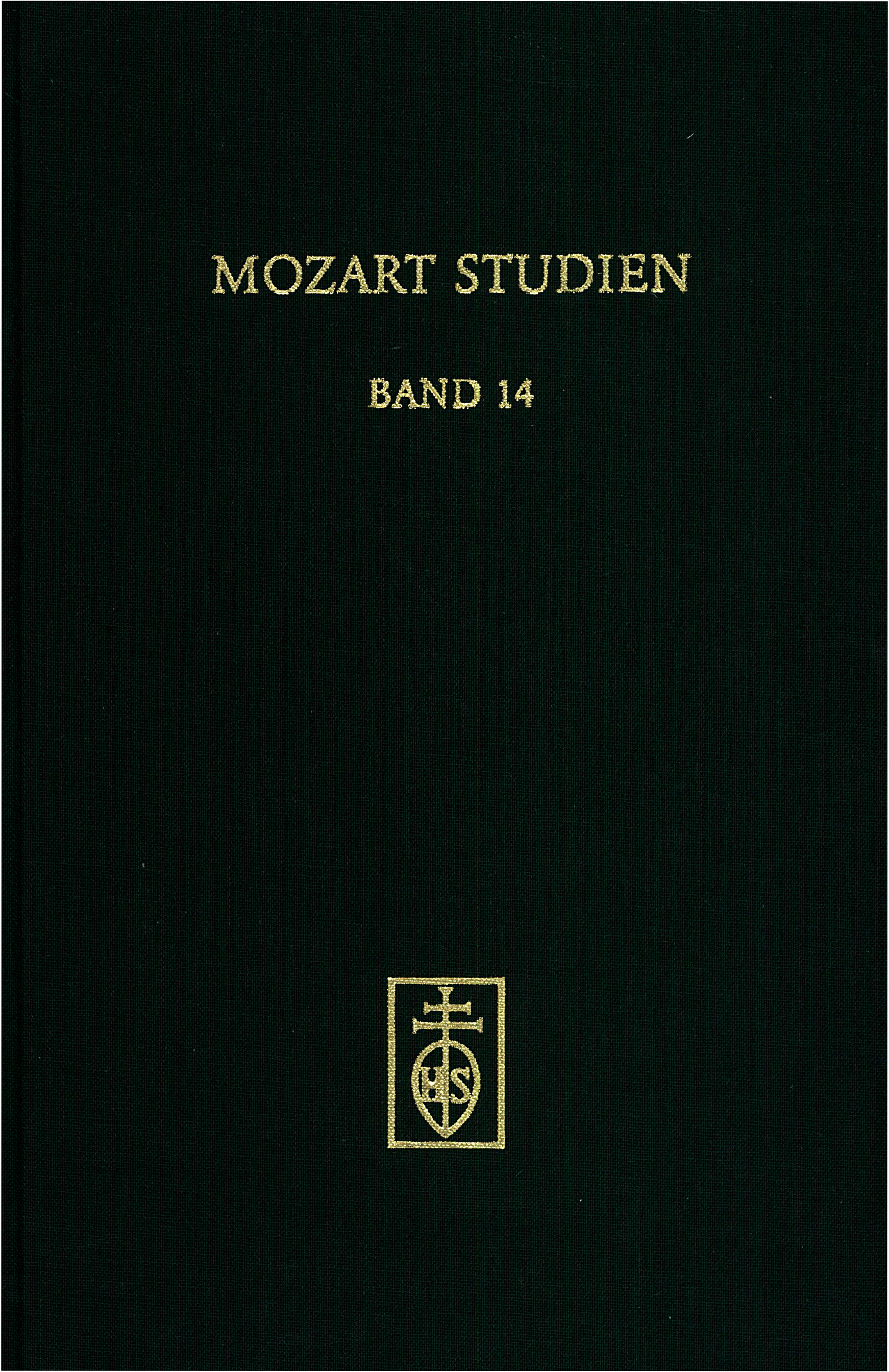 Cover Mozart Studien Band 14