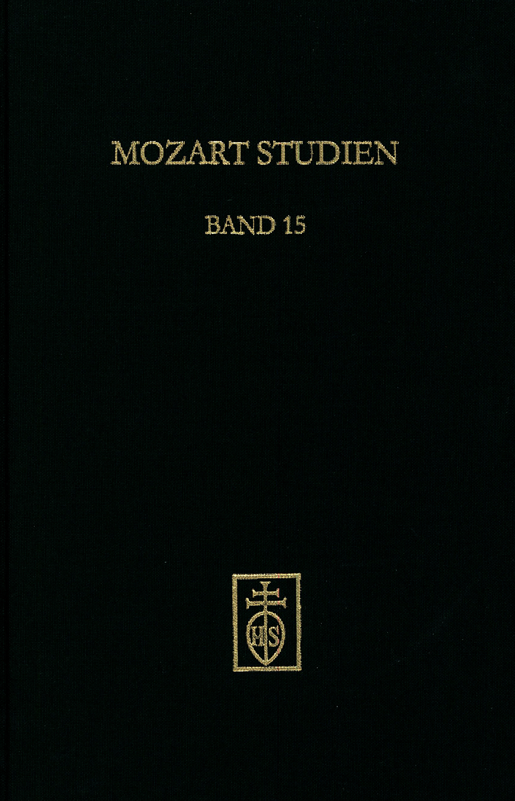 Cover Mozart Studien Band 15