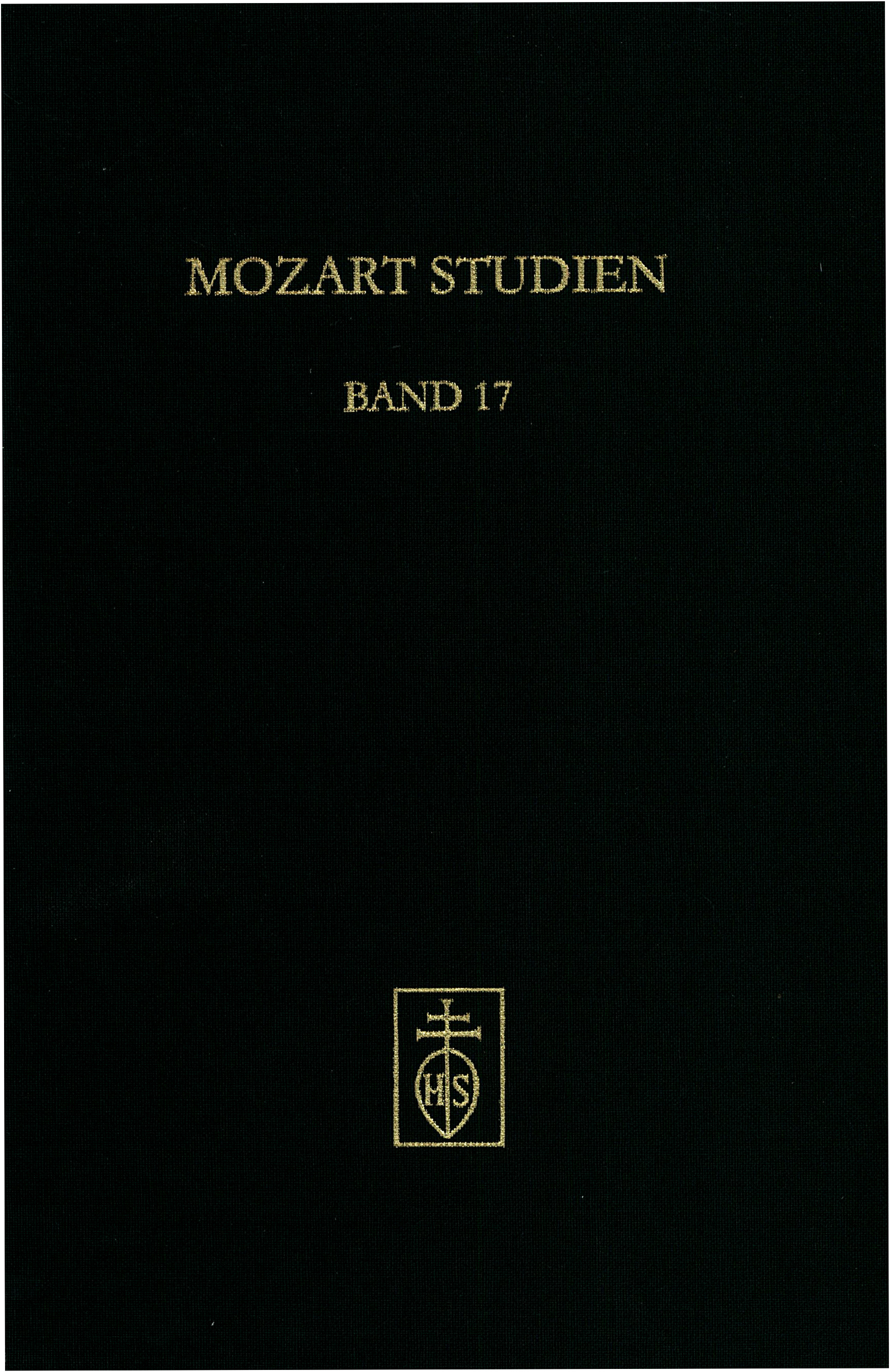 Cover Mozart Studien Band 17