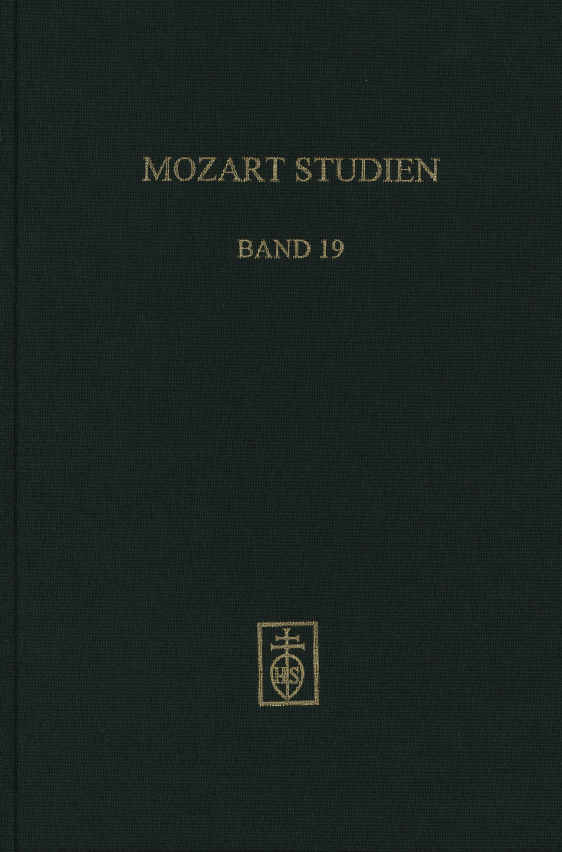 Cover Mozart Studien Band 19