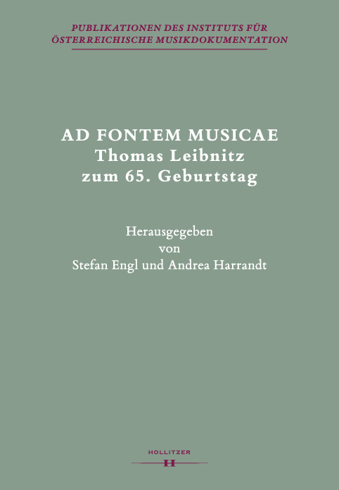 Cover AD FONTEM MUSICAE