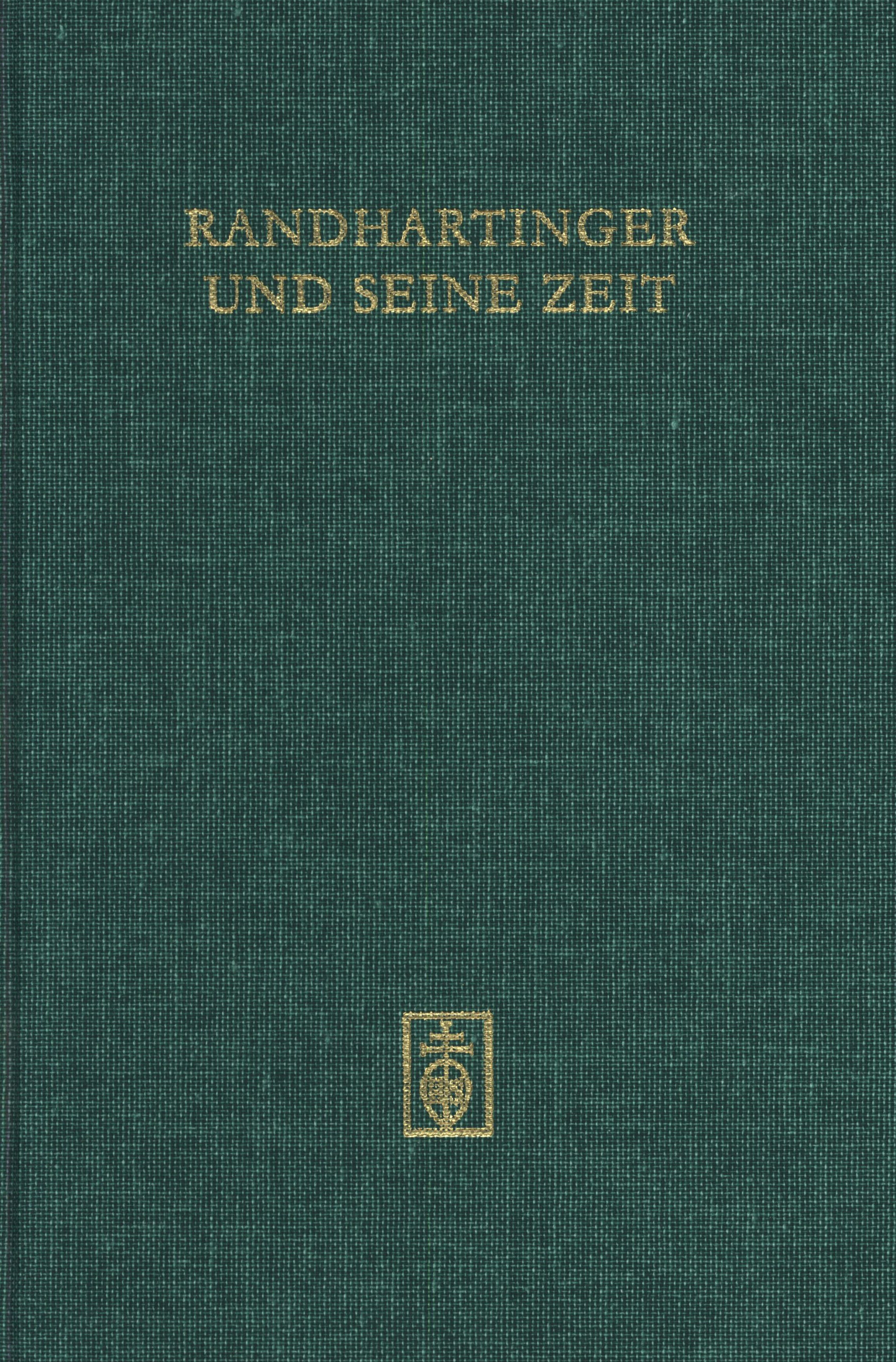 Cover Benedict Randhartinger und seine Zeit