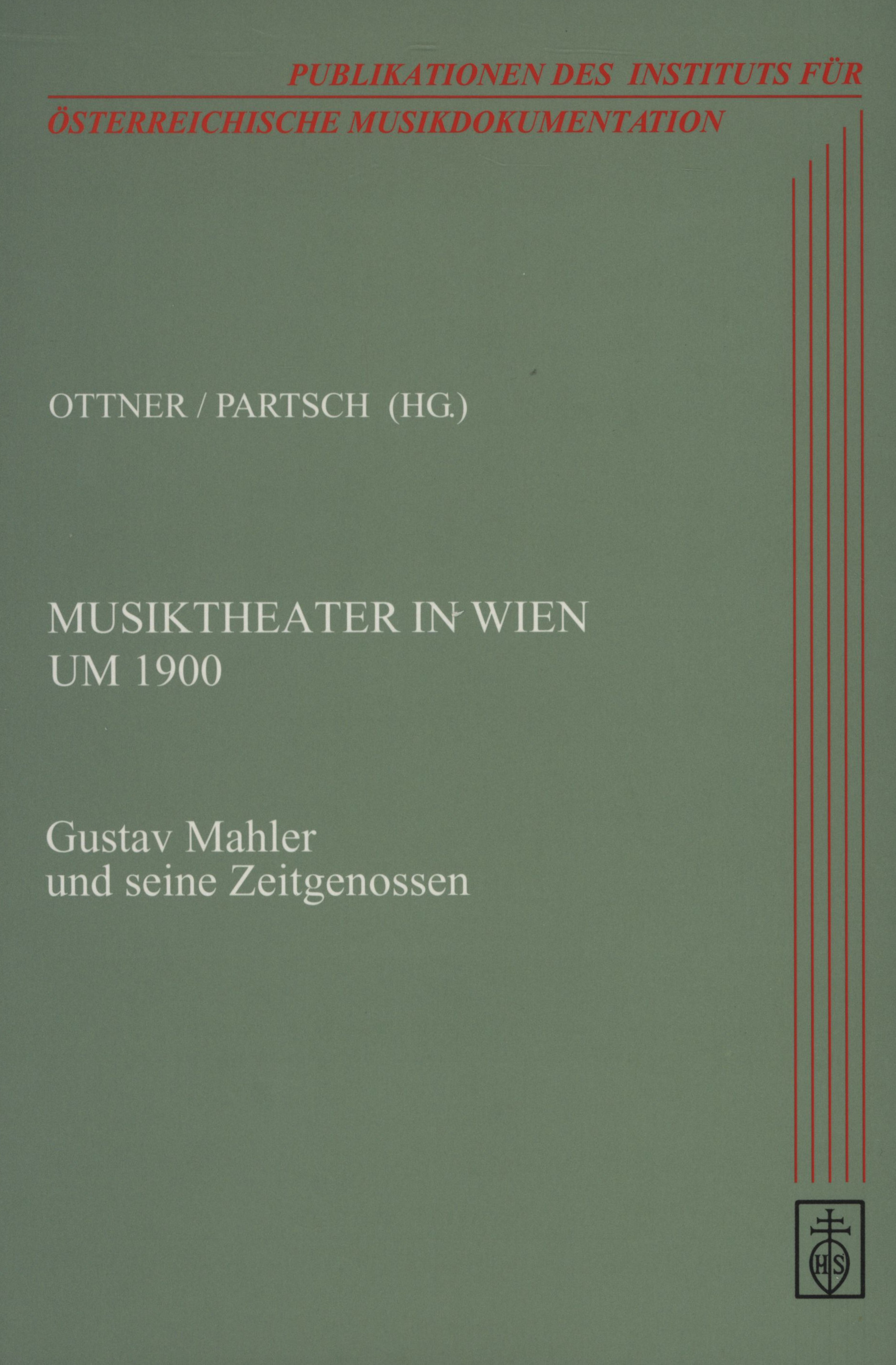 Cover Musiktheater in Wien um 1900