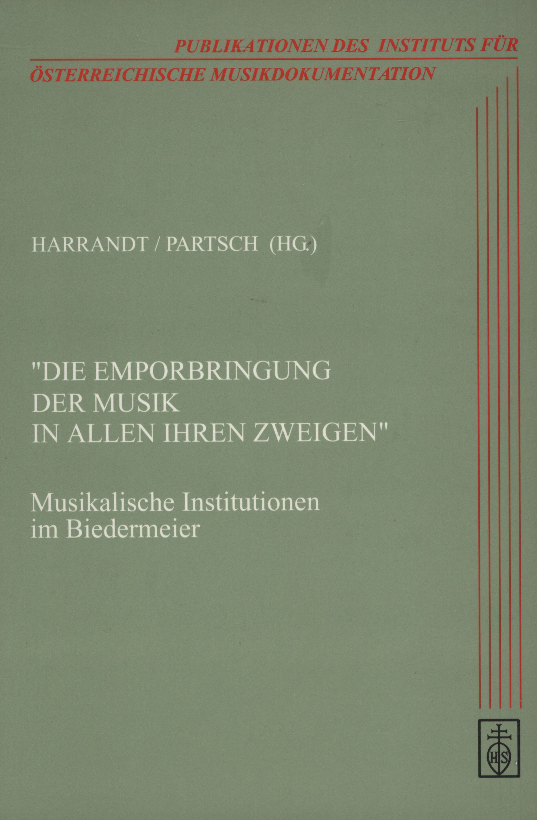 Cover „Die Emporbringung der Musik in allen ihren Zweigen"