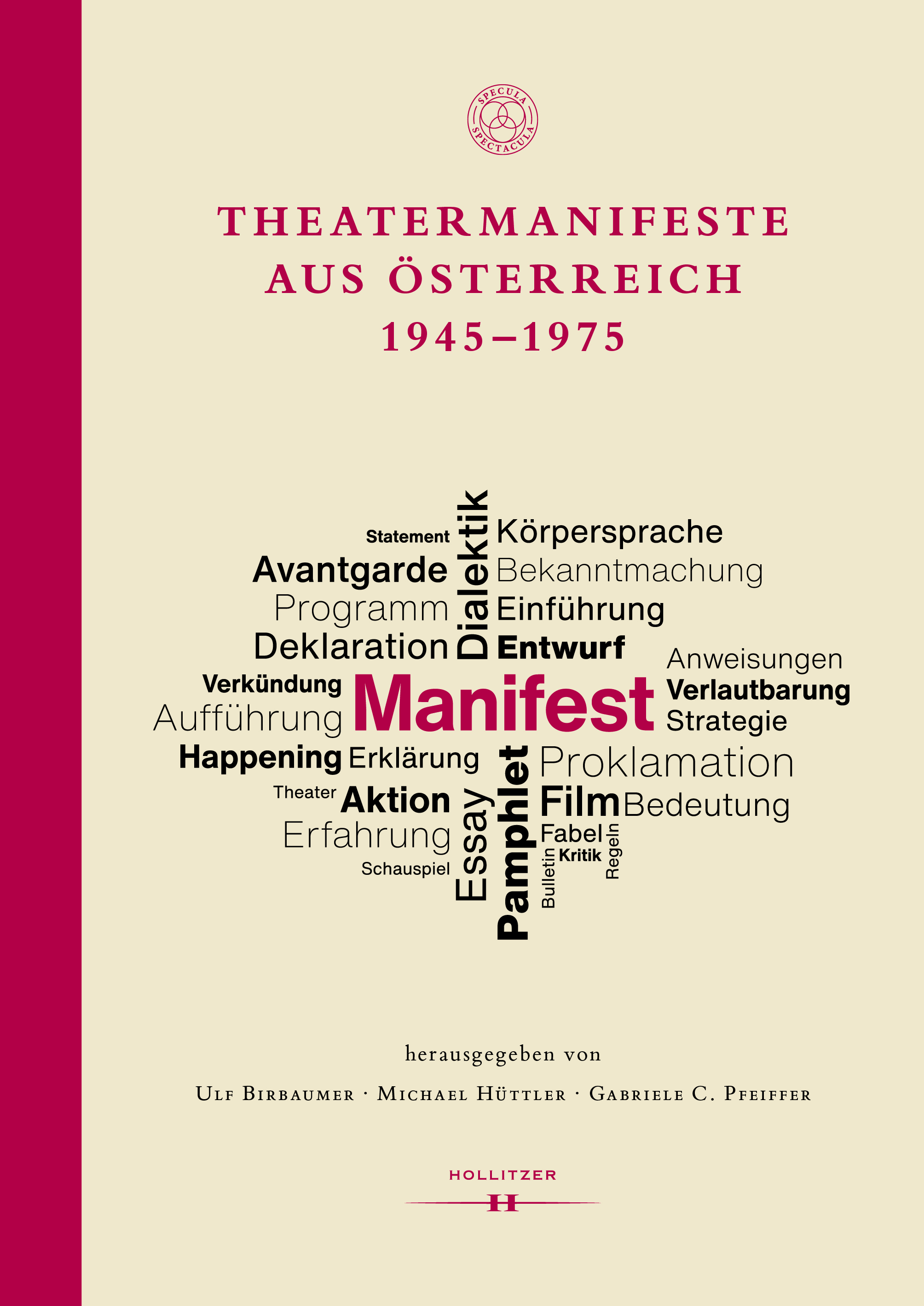 Cover Theatermanifeste aus Österreich 1945–1975