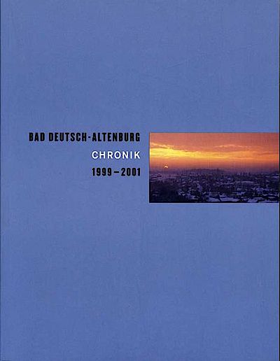 Cover Bad Deutsch-Altenburg Chronik 1999-2001