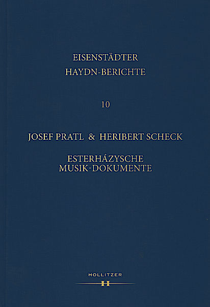 Cover Esterházysche Musik-Dokumente