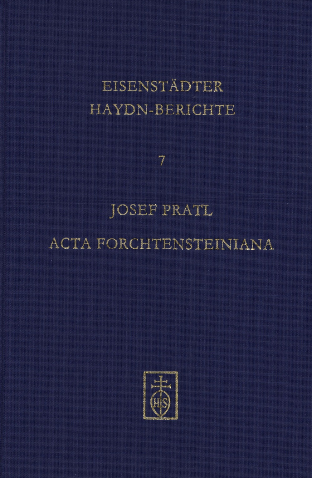 Cover Acta Forchtensteiniana